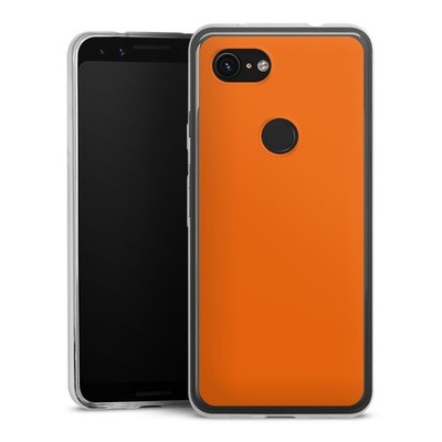 Slim Hülle für Google Pixel 3a Farbe einfarbig orange