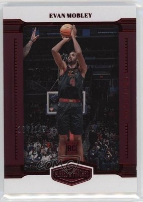 2021 Panini Chronicles Plates and Red /149 Evan Mobley #403 Rookie Patch RC 02v3
