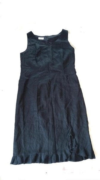 Women Gerry Weber Dress Black Linen 40 / L / 48 #84MP