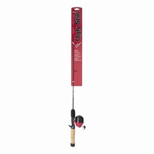 Medium Fishing Rod with Size 6 Reel Spincast Combo for Dock Running