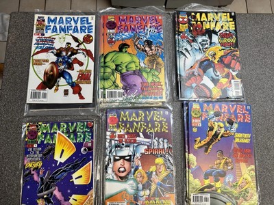 UNCIRCULATED MARVEL FANFARE VOL 2: #1-6 NM COMPLETE SET (1996) WAREHOUSE FIND NM