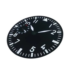 New Fit ETA 6497 Watch Movement Green Luminous 38.9mm Black Watch Dial  Hands