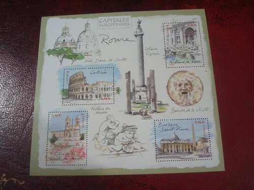 FRANCE - 2002 ROME - MOUNTED MINT MINIATURE SHEET - EXCELLENT CONDITION