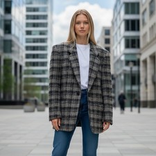 Vintage Pendleton Wool Blazer Women s L Plaid 100 Virgin Wool USA Jacket
