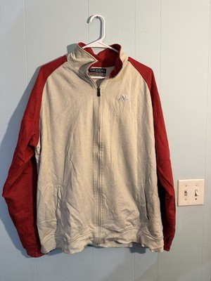 Kappa Vintage Zip Sweatshirt Unisex Cream and Beige Size 2xl Made In Marocco