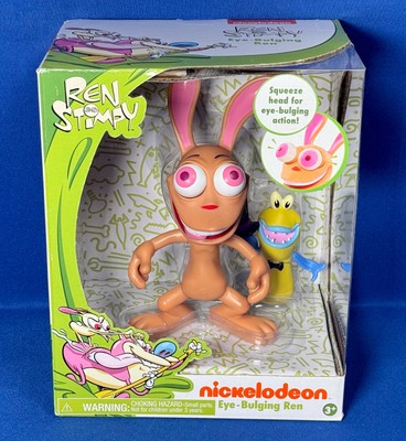 New - EYE-BULGING REN - 5.75'' Vinyl Figure Nickelodeon REN & STIMPY Just Play