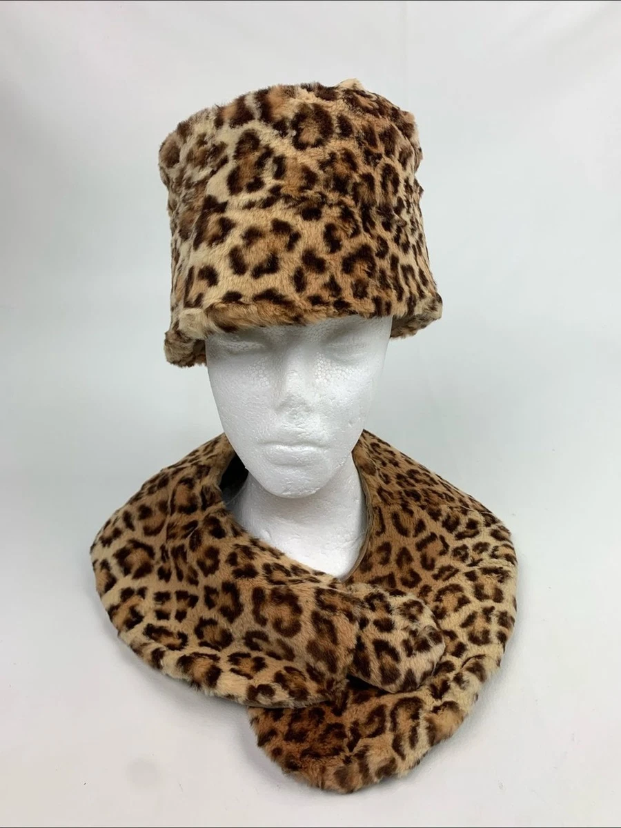 faux fur leopard hat products for sale | eBay display picture 1