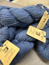 Juniper Moon Farm Lot Of 6 Skeins Of Herriot Great Blue Yarn 100% Baby Alpaca