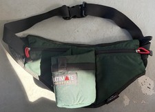 Vtg Ultimate Torso pacs Hiking Pack Bottle Holder Green/Black Solo USA Made Q36