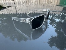 Oakley Holbrook Style Clear/Black Silver O Sunglasses NEW