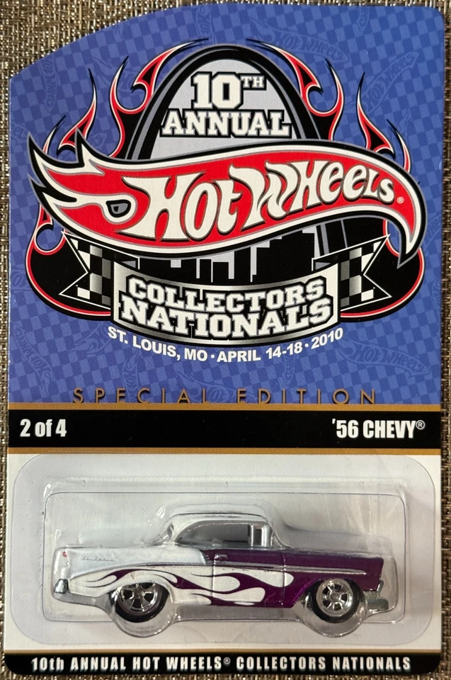 Chevy 56 2010 Hot Wheels décimo anual Collectors Nationals # 02259/02400 Foto 2 de 4