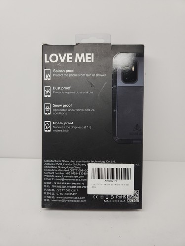 Love Mei Waterproof Case Huawei P30 Pro rain-free Tempered Glass Powerful White - Picture 2 of 6