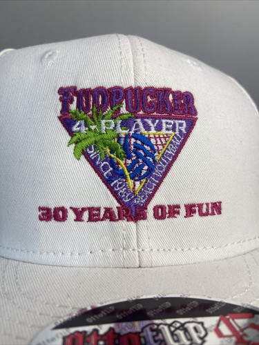 Mütze Fudpucker Beachvolleyball weiß Otto Flip Snap Back Gewinner 2019 - Bild 2 von 15