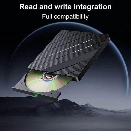 USB 2.0 Type C Portable Drive Writer Player Reader for Laptop Desktop - Afbeelding 7 van 8