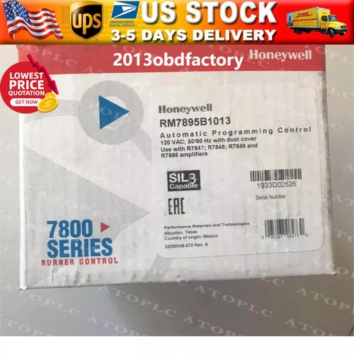 Express ship NEW in box Honeywell Burner Control RM7895B1013 RM7895B 1013