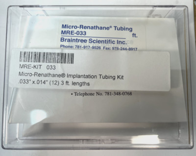 BRAINTREE  SCIENTIFIC : MRE-Kit 033, Micro-Renathane Implantation Tubing