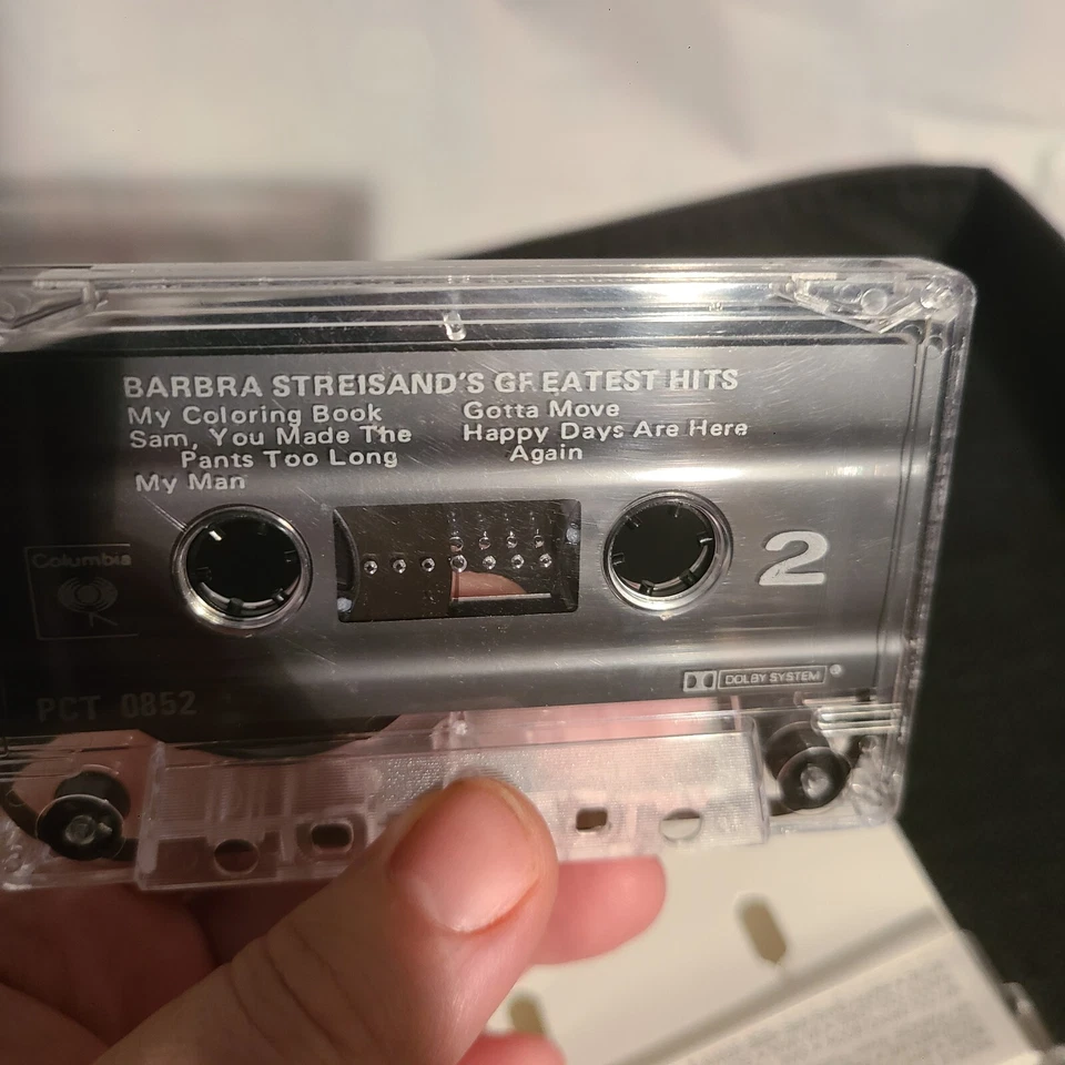 BARBRA STREISAND Sealed New A COLLECTION GREATEST HITS CASSETTE AUDIO TAPE - Image 4 of 4