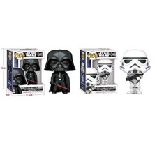 Nueva figura de acción clásica Pop Star Wars de Darth Vader y Stormtrooper