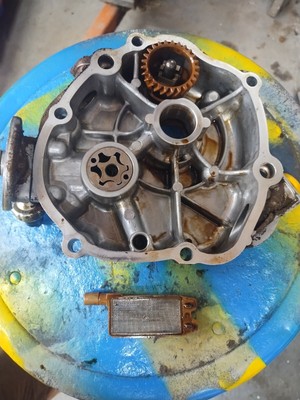 generac 216cc ohv generator motor  CRANKCASE COVE OIL SUMP