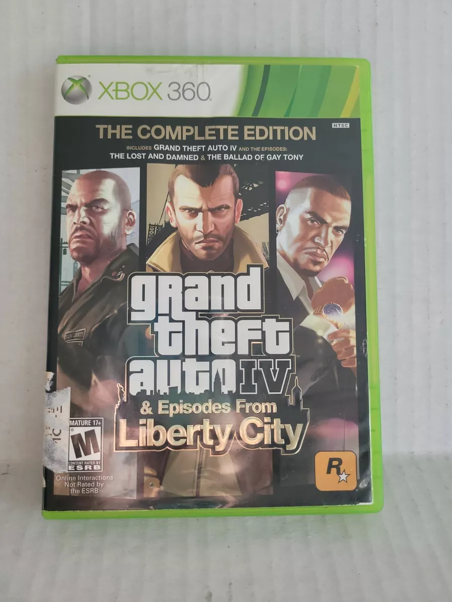 Xbox 360 - Grand Theft Auto IV Complete Edition (Game & Episodes