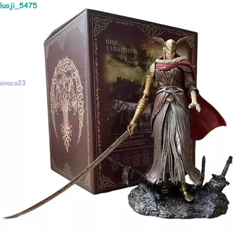 The Ring Malenia Blade Of Miquella Figura Valquíria Estatueta Premium Caixa Conjunto 24cm - Imagem 2 de 4