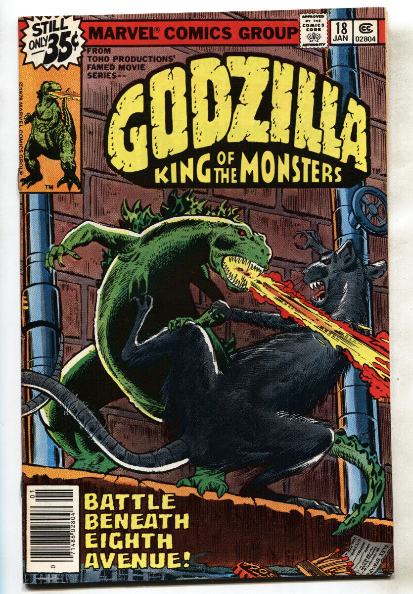 Godzilla #18 1978 - Marvel -VF+ - Comic Book | eBay