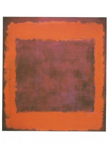 Postcard Mark Rothko "Untitled (Seagram Mural)" 1959 Nat'l Gall Art, Wash DC MNT