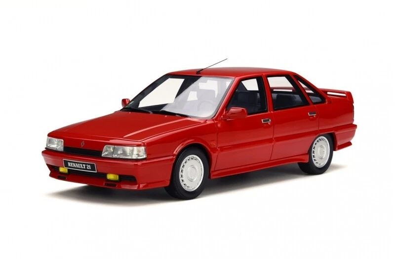 1:18 Scale Renault R21 Turbo Phase I 1998 Red Car Otto Ottomobile GT Spirit 1 - Image 3 of 4