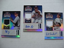 2015 STARS & STRIPES Austin Bergner AUTO GAME GEAR NC TARHEELS 16/25 