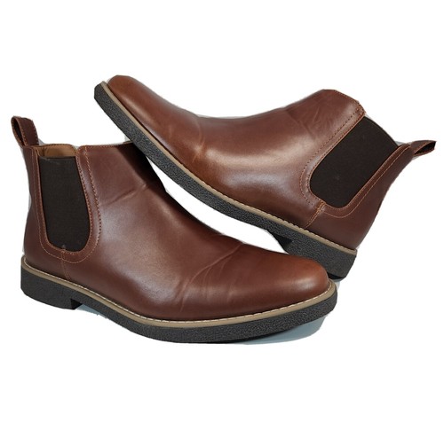 Deer Stags Mens Rockland Brown Ankle 