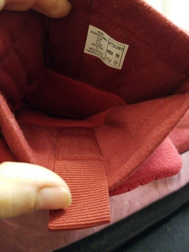 LAND'S END Women's Red Suede & Fabric Insulated Boots Size 8 B #406465 - Picture 10 of 12
