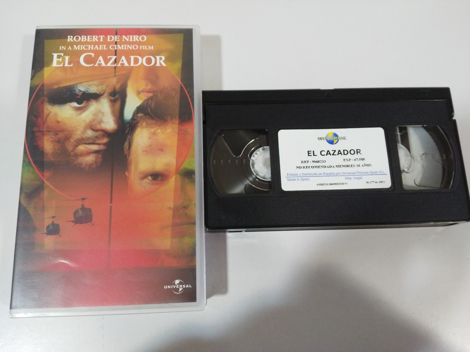 El Cazador Robert De Niro MICHAEL CIMINO VHS Cinta Tape Castellano