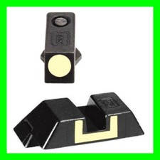 Glock OEM Luminescent Fixed Steel Sight Set 6.1mm Rear fits Gen 3  4