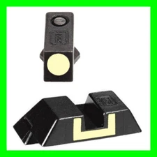 Glock OEM Luminescent Fixed Steel Sight Set 6.1mm Rear fits Gen 3 & 4