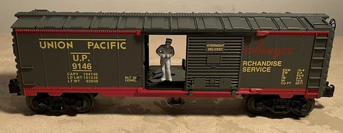 VINTAGE LIONEL 6-19821 UNION PACIFIC OPERATING BOXCAR, 0, NEW