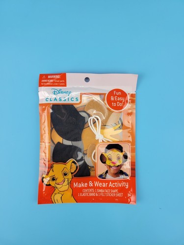 Tara Toy Disney Classics Lion King Make & Wear Activity Simba Mask Orange Brown - Picture 3 of 12
