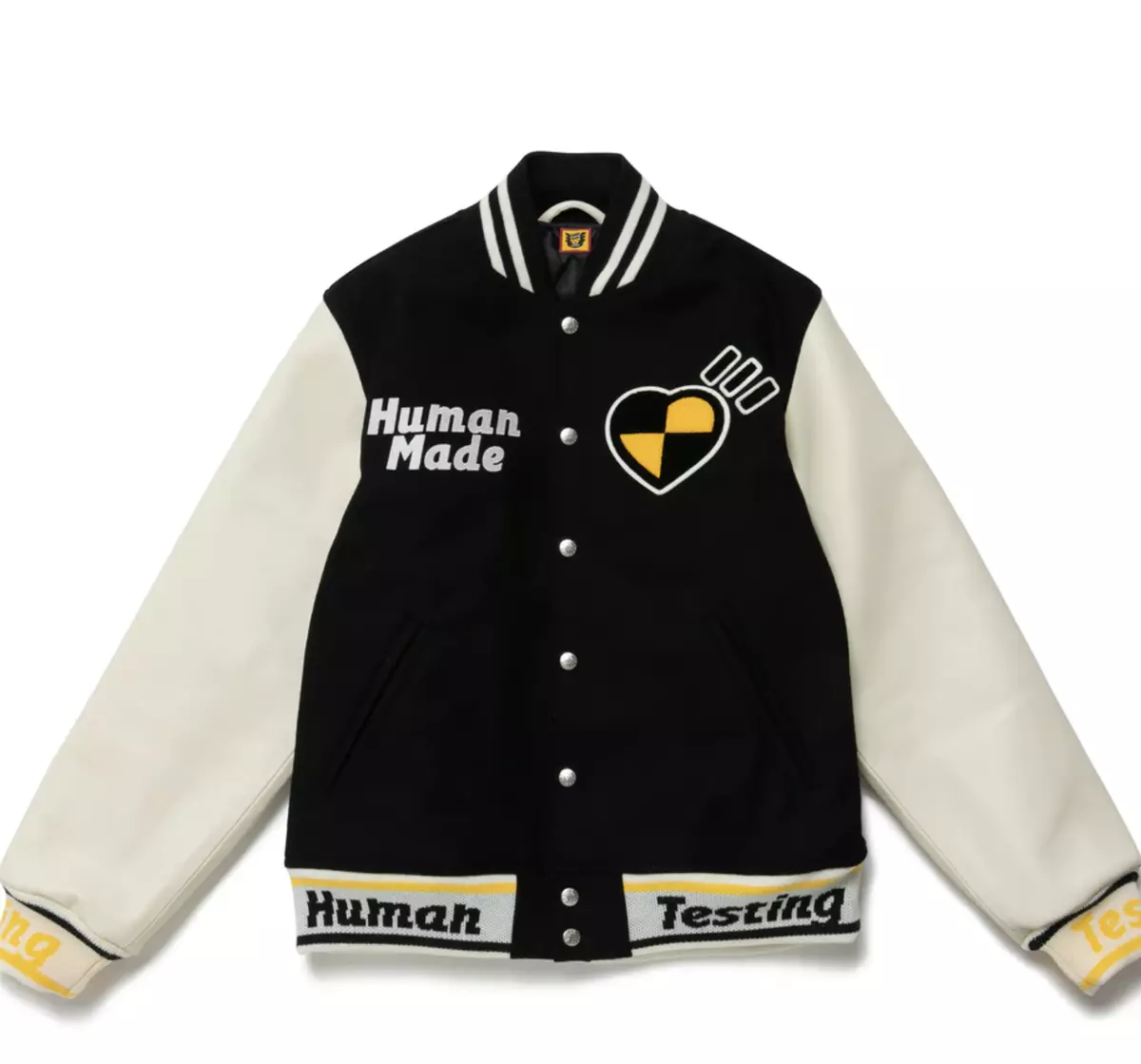 Human Made x Asap Rocky x Nigo Varsity Testing Jacket size Small