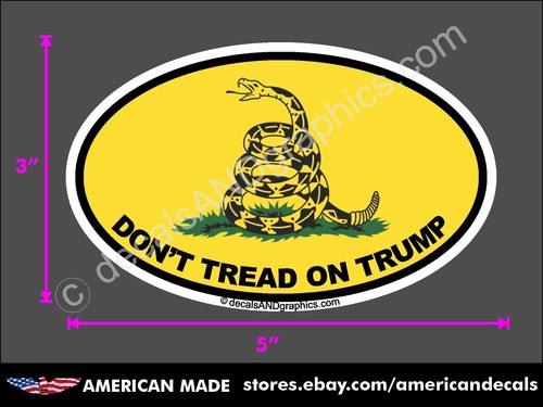 Bandiera Pro Armi Trump Bandiera 2° Emendamento 'Don't Tread On Me' Gadsden Trump, 100D Poliestere 3x5 Piedi, Multicolore, Made In China Bandiera Gadsden Trump - Foto 6
