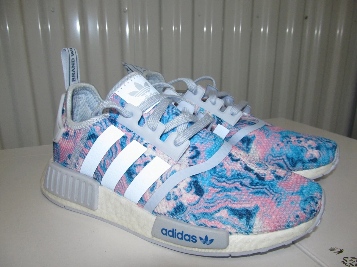 Adidas R1 EASTER Blue Pink White TIE DYE Womens EF2300 6Y | eBay