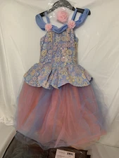 NIB! Revolution Dance Ballet Costume Multi-Color Size Large Child 10-12