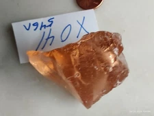 Andara Crystal Glass 54 Grams Peachy Pink Monatomic Mt Shasta