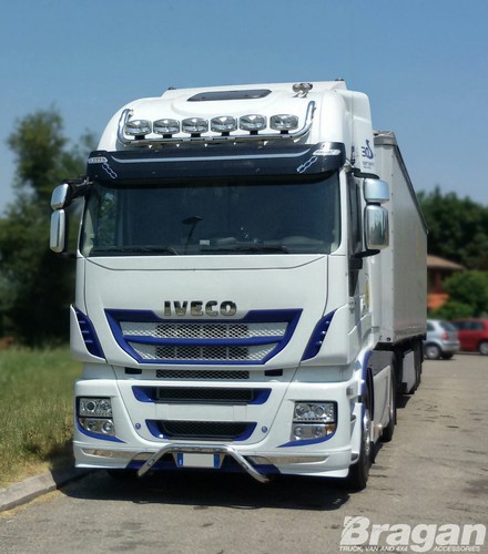Roof Bar To Fit Iveco Stralis Active Space Time Truck Stainless Steel Accessory - Picture 10 of 11