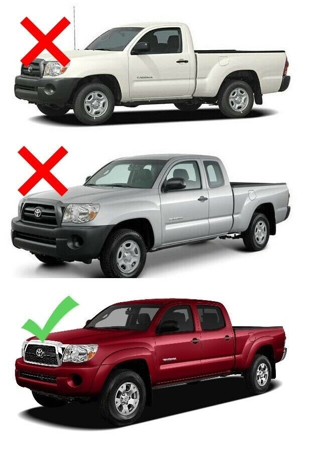 OEM Toyota DOUBLE CAB ONLY 20052015 Roof Drip Molding 2pc Set