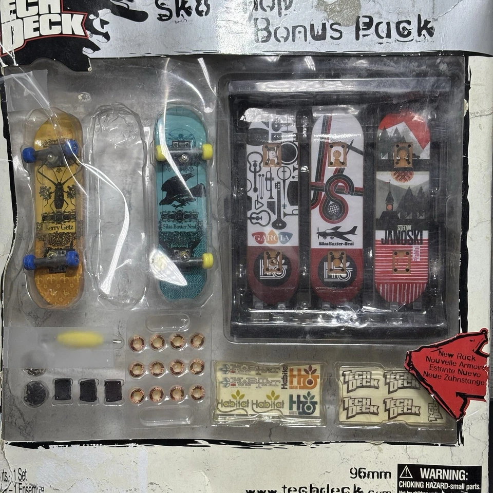 TECH DECK SK8 Shop Bonus Pack Fingerboard Skate "CASI" paquete de skate Foto 2 de 4