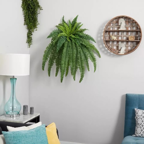 Nearly Natural Indoor 35 Boston Fern Artificial Plant (Set of 2) - Picture 3 of 3