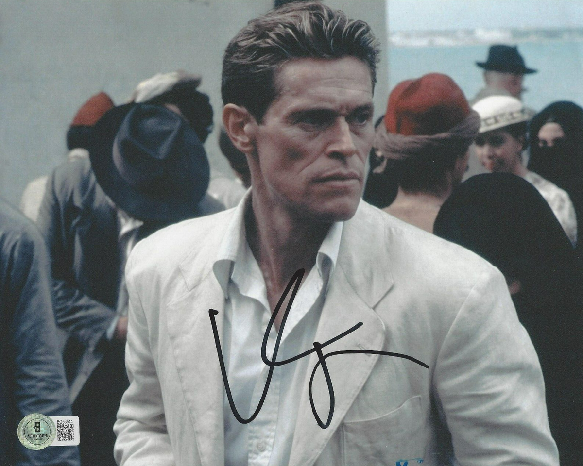 WILLEM DAFOE SIGNED 'THE ENGLISH PATIENT' 8x10 MOVIE PHOTO ACTOR BECKETT  COA | eBay