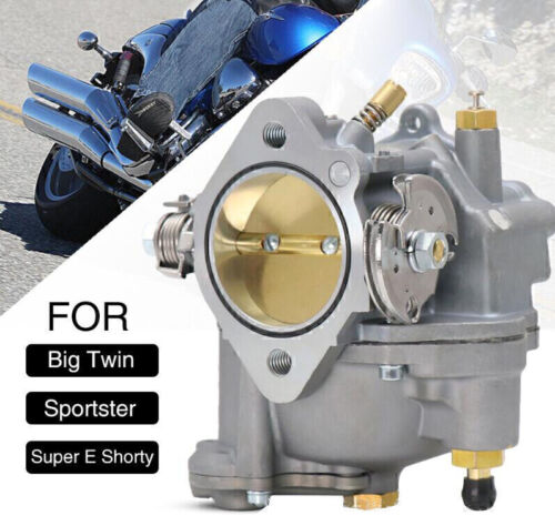 Carburatore corto Super E per Harley Big Twin Sportster Carb Chopper Softail LOV - Foto 1 di 10