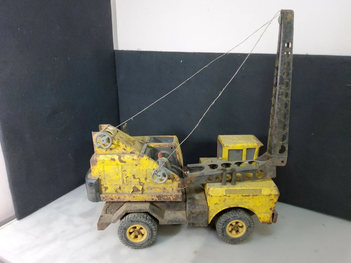 Vintage tonka crane truck hotsell