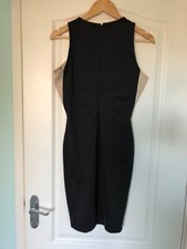 Women's Shein Black & Beige Bodycon Dress Size Large