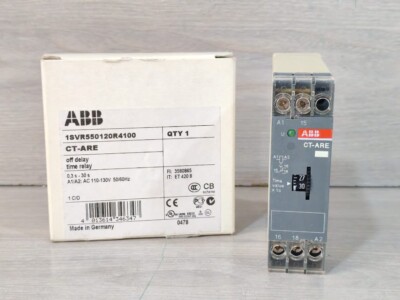 ABB CT-ARE Time Relay 110-130V 1SVR550120R4100 New Open Box